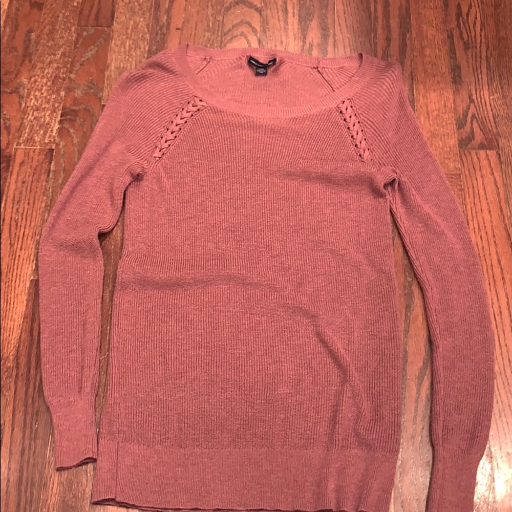 magenta american eagle sweater
